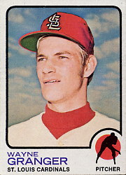 1973 Topps Baseball Cards      523     Wayne Granger